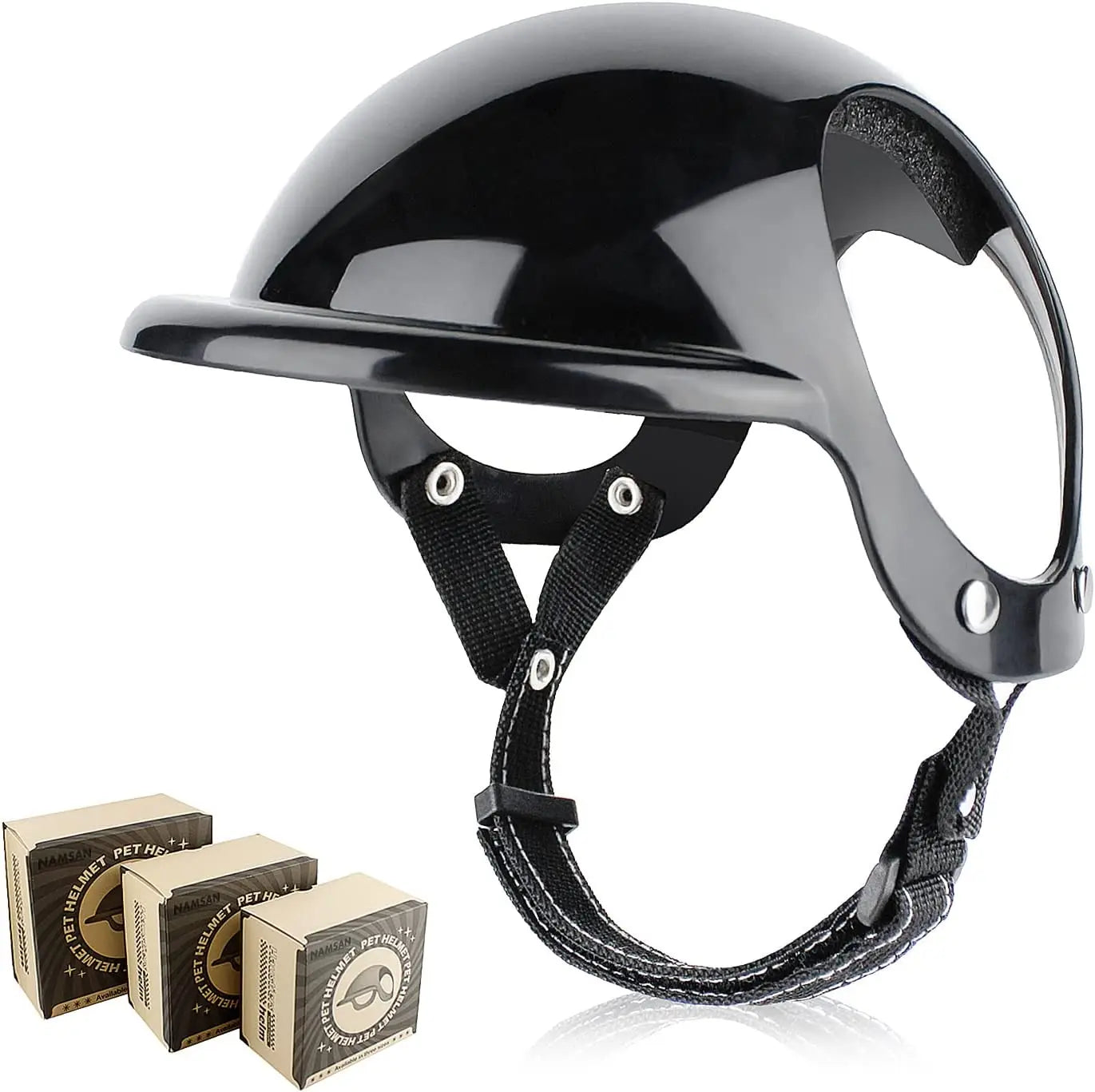 Casque de moto/vélo pour chien